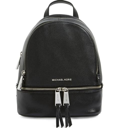 michael kors dean leather backpack|Michael Kors outlet backpacks.